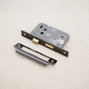 Spira Brass - 3" CE 3 Lever Bathroom Lock FD60 - Black Nickel - LAL1423BN - Choice Handles