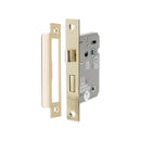 Spira Brass - 3" CE 3 Lever Bathroom Lock FD60 - Electro Brass - LAL1423EB - Choice Handles