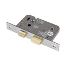 Spira Brass - 3" CE 3 Lever Bathroom Lock FD60 - Polished Chrome - LAL1423PC - Choice Handles