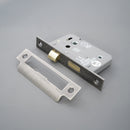 Spira Brass - 3" CE 3 Lever Bathroom Lock FD60 - Pewter - LAL1423PEW - Choice Handles