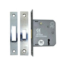 Spira Brass - 2.5" CE 3 Lever Dead Lock  - Polished Chrome - LAL1434PC - Choice Handles