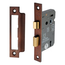 Spira Brass - 3" CE 3 Lever Mortice Sash Lock FD60  - Aged Bronze - LAL1451ABZ - Choice Handles