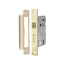 Spira Brass - 2.5" CE 3 Lever Mortice Sash Lock FD60 - Electro Brass - LAL1450EB - Choice Handles
