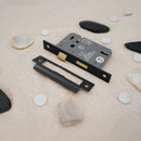 Spira Brass - 2.5" CE 3 Lever Mortice Sash Lock FD60 - Gunmetal Grey - LAL1450GG - Choice Handles