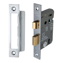 Spira Brass - 3" CE 3 Lever Mortice Sash Lock FD60  - Satin Chrome - LAL1451SC - Choice Handles