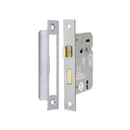 Spira Brass - 2.5" CE 3 Lever Mortice Sash Lock FD60 - Satin Chrome - LAL1450SC - Choice Handles