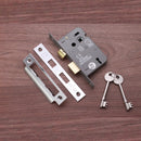 Spira Brass - 3" CE 3 Lever Mortice Sash Lock FD60  - Polished Chrome - LAL1451PC - Choice Handles