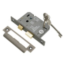 Spira Brass - 3" CE 3 Lever Mortice Sash Lock FD60  - Pewter - LAL1451PEW - Choice Handles