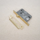 Spira Brass - 3" CE 3 Lever Mortice Sash Lock FD60  - Satin Brass - LAL1451SB - Choice Handles
