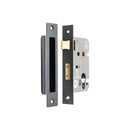 Spira Brass - 2.5" CE Euro Profile Mortice Sash Lock - Matt Black - LAL5009BLK - Choice Handles