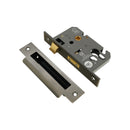 Spira Brass - 2.5" CE Euro Profile Mortice Sash Lock - Gunmetal Grey - LAL5009GG - Choice Handles