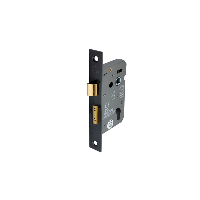 Spira Brass - 3" CE Euro Profile Mortice Sash Lock - Gunmetal Grey - LAL5010GG