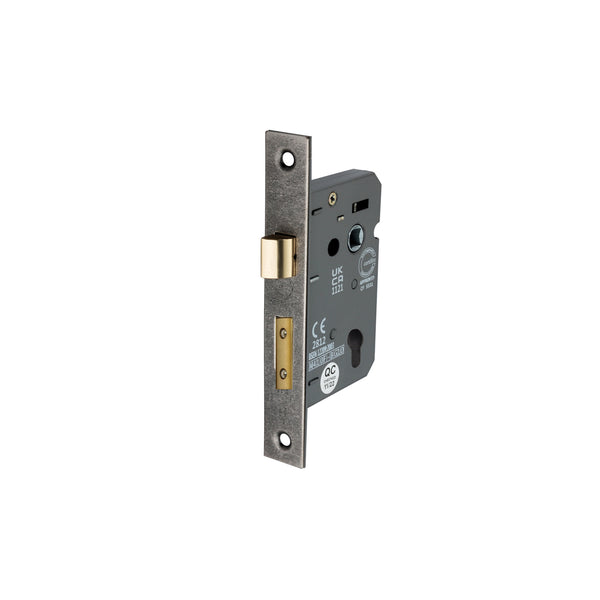 Spira Brass - 3" CE Euro Profile Mortice Sash Lock - Pewter - LAL5010PEW