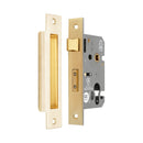 Spira Brass - 2.5" CE Euro Profile Mortice Sash Lock  Satin Brass - LAL5009SB - Choice Handles