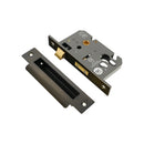 Spira Brass - 3" CE Euro Profile Mortice Sash Lock - Aged Bronze - LAL5010ABZ - Choice Handles