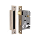 Spira Brass - 3" CE Euro Profile Mortice Sash Lock - Aged Brass - LAL5010AB - Choice Handles