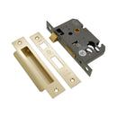 Spira Brass - 3" CE Euro Profile Mortice Sash Lock  - Electro Brass - LAL5010EB - Choice Handles