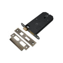 Spira Brass - 3 Lever Horizontal Bathroom Lock 6"  - Antique Brass - LAL5240ANT - Choice Handles