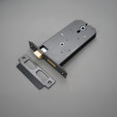 Spira Brass - 3 Lever Horizontal Bathroom Lock 6"  - Matt Black - LAL5240BLK - Choice Handles