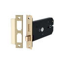 Spira Brass - 3 Lever Horizontal Bathroom Lock 6"  - Electro Brass - LAL5240EB - Choice Handles