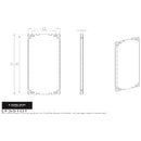 Carlisle Brass - Finger Plate 305mm X 73mm x7.3mm - Black Antique - LF55101 - Choice Handles