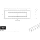 Carlisle Brass  - Traditional Letter Plate 265mm x 90mm - Black Antique - LF5524 - Choice Handles