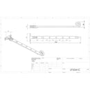 Carlisle Brass - Curly Tail Casement Stay 305mm - Black Antique - LF5541C - Choice Handles