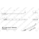 Carlisle Brass - Bulb End Casement Stay 254mm - Black Antique - LF5544B - Choice Handles