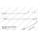 Carlisle Brass - Bulb End Casement Stay 305mm - Black Antique - LF5544C - Choice Handles