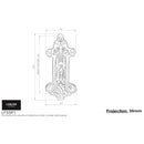 Carlisle Brass - Ornate Door Knocker - Black Antique - LF5591 - Choice Handles