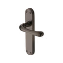 Heritage Brass Door Handle Lever Latch Luna Design Matt Bronze finish - LUN5310-MB - Choice Handles