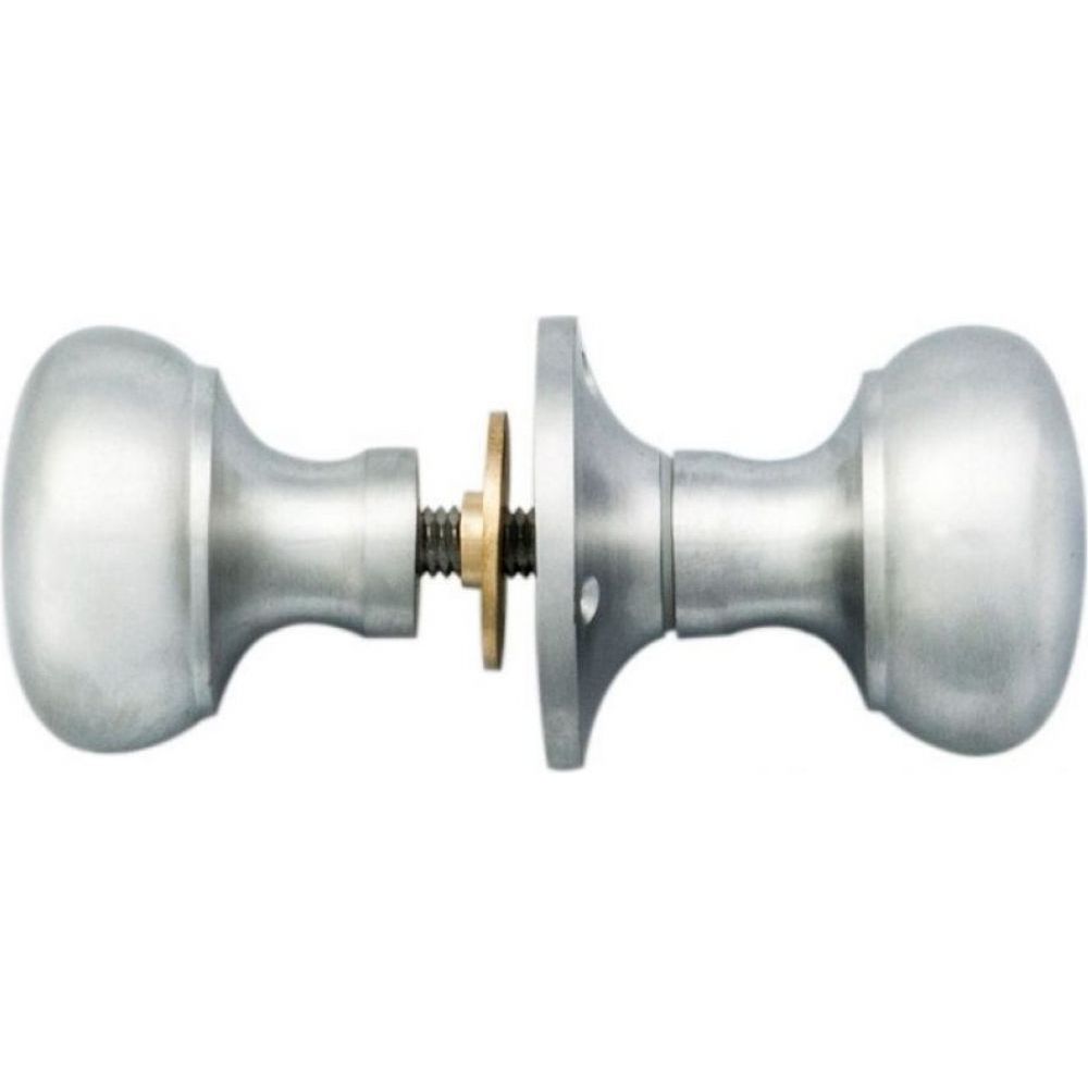 Carlisle Brass - Mushroom Rim Knob - Satin Chrome - M35RSSC