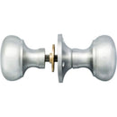 Carlisle Brass - Mushroom Rim Knob - Satin Chrome - M35RSSC - Choice Handles