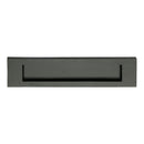 Prima - Victorian Front Door Letter Plate 254mm x 76mm - Matt Black - MB04B