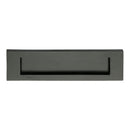 Prima - Victorian Front Door Letter Plate 305mm x 97mm - Matt Black - MB04E