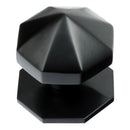Prima - Carousel Centre Door Knob - Matt Black - MB12B