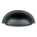 Prima - Concealed Cabinet Cupboard Pull Handle 90mm x 45mm - Matt Black - MB2006