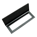Prima - Draught Excluder / Front Door Letter Plate Tidy 260mm x 88mm - Matt Black - MB2012A
