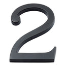 Prima - Door Numeral Pin Fix 102mm - Matt Black - MB220/2