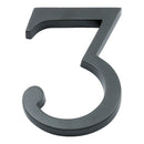 Prima - Door Numeral Pin Fix 102mm 3 - Matt Black - MB220/3
