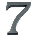 Prima - Door Numeral Pin Fix 102mm 7 - Matt Black - MB220/7