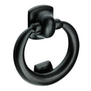 Prima - Ring Front Door Knocker 120mm x 110mm - Matt Black - MB28