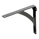 Prima - Shelf Bracket For Wood 104mm x 99mm - Matt Black - MB466