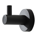 Prima - Bathroom Door Bond Single Hook - Matt Black - M8722MB