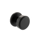 Millhouse Brass Boulton Solid Brass Stepped Mortice Door Knob on Concealed Fix Rose - Matt Black - MH350SMKMBSOLID - Choice Handles