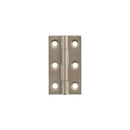 Millhouse Brass Cabinet Butt Hinges 50mm x 28mm x 2mm - Satin Nickel - MHBH50SN - Choice Handles