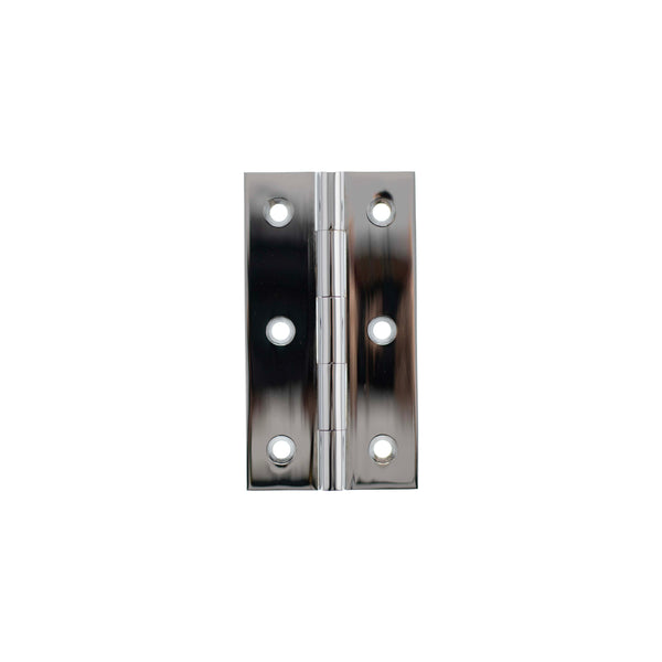 Millhouse Brass Cabinet Butt Hinges 75mm x 41mm x 2mm - Polished Chrome - MHBH75PC