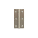 Millhouse Brass Cabinet Butt Hinges 75mm x 41mm x 2mm - Satin Nickel - MHBH75SN - Choice Handles