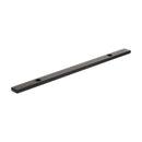 Millhouse Brass Long Narrow Cabinet Handle Backplate 128mm - Matt Black - MHCBN128MB - Choice Handles