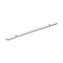 Millhouse Brass Long Narrow Cabinet Handle Backplate 160mm - Polished Chrome - MHCBN160PC - Choice Handles